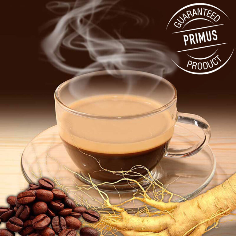 Ginseng Coffee with delactosed milk Capsule & Vending